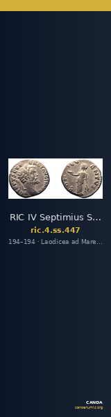 RIC IV Septimius Severus 447 — CANOA