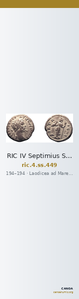 RIC IV Septimius Severus 449 — CANOA