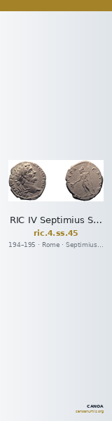 RIC IV Septimius Severus 45 — CANOA