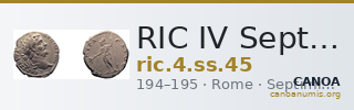 RIC IV Septimius Severus 45 — CANOA