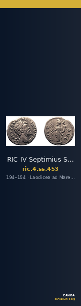 RIC IV Septimius Severus 453 — CANOA