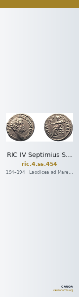 RIC IV Septimius Severus 454 — CANOA