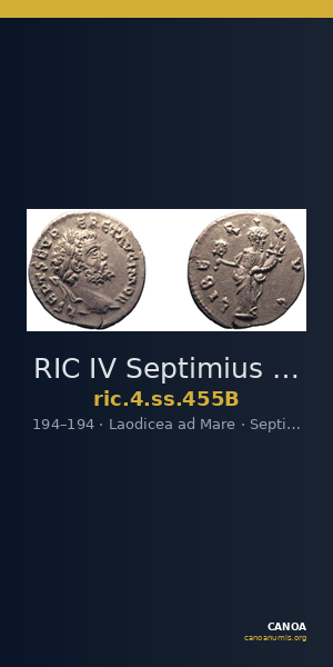 RIC IV Septimius Severus 455B — CANOA