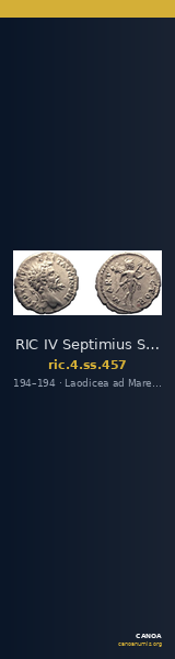 RIC IV Septimius Severus 457 — CANOA