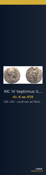 RIC IV Septimius Severus 459 — CANOA