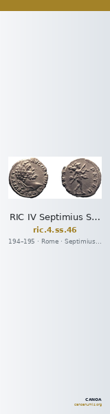 RIC IV Septimius Severus 46 — CANOA