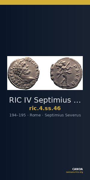 RIC IV Septimius Severus 46 — CANOA