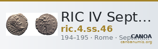 RIC IV Septimius Severus 46 — CANOA