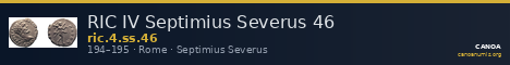 RIC IV Septimius Severus 46 — CANOA