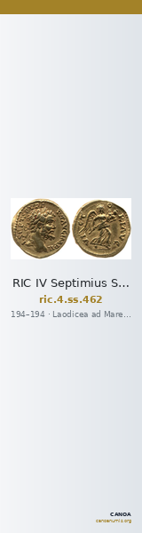 RIC IV Septimius Severus 462 — CANOA