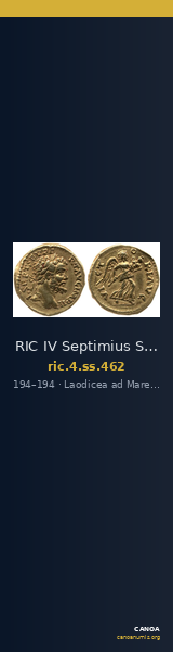 RIC IV Septimius Severus 462 — CANOA