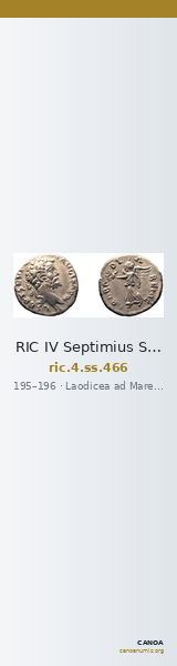 RIC IV Septimius Severus 466 — CANOA