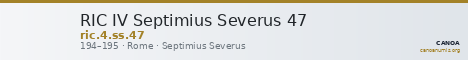 RIC IV Septimius Severus 47 — CANOA