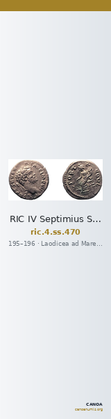 RIC IV Septimius Severus 470 — CANOA