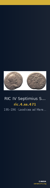 RIC IV Septimius Severus 471 — CANOA