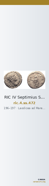 RIC IV Septimius Severus 472 — CANOA