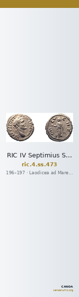 RIC IV Septimius Severus 473 — CANOA