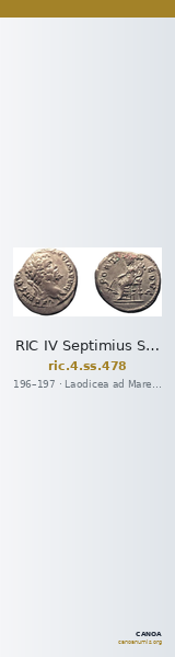 RIC IV Septimius Severus 478 — CANOA
