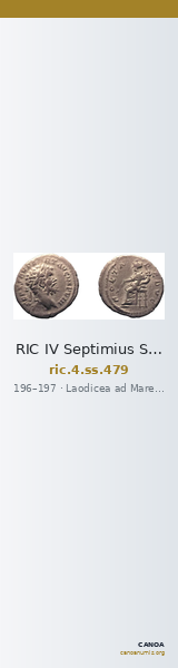 RIC IV Septimius Severus 479 — CANOA