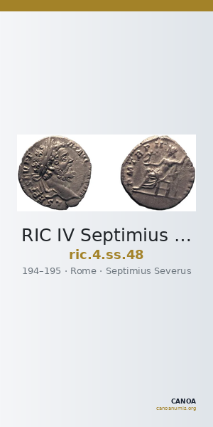 RIC IV Septimius Severus 48 — CANOA