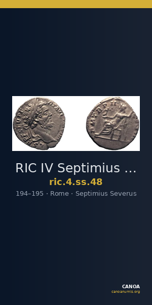 RIC IV Septimius Severus 48 — CANOA