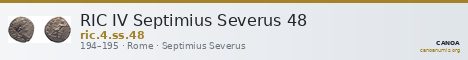 RIC IV Septimius Severus 48 — CANOA