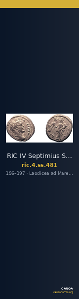 RIC IV Septimius Severus 481 — CANOA