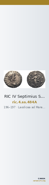 RIC IV Septimius Severus 484A — CANOA
