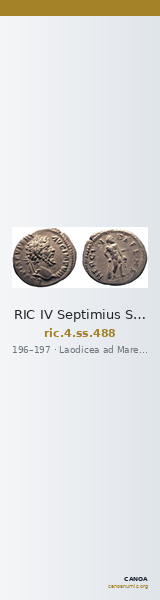 RIC IV Septimius Severus 488 — CANOA