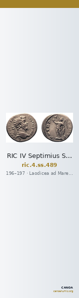 RIC IV Septimius Severus 489 — CANOA
