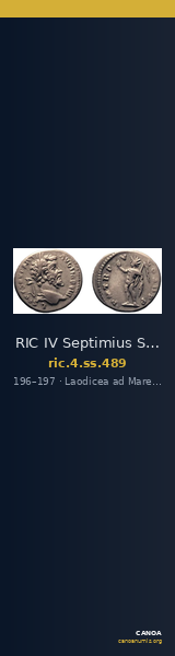 RIC IV Septimius Severus 489 — CANOA