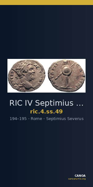 RIC IV Septimius Severus 49 — CANOA
