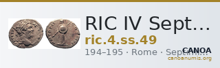 RIC IV Septimius Severus 49 — CANOA