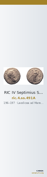 RIC IV Septimius Severus 491A — CANOA