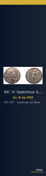 RIC IV Septimius Severus 492 — CANOA