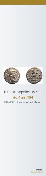 RIC IV Septimius Severus 494 — CANOA