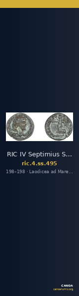 RIC IV Septimius Severus 495 — CANOA