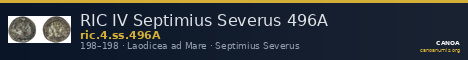 RIC IV Septimius Severus 496A — CANOA