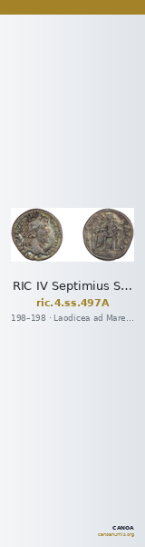 RIC IV Septimius Severus 497A — CANOA