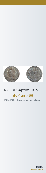 RIC IV Septimius Severus 498 — CANOA
