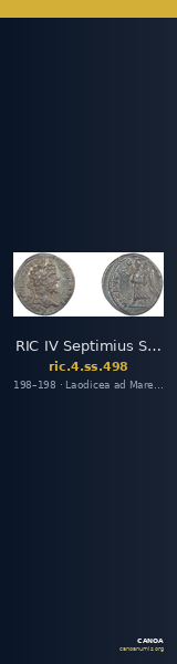 RIC IV Septimius Severus 498 — CANOA