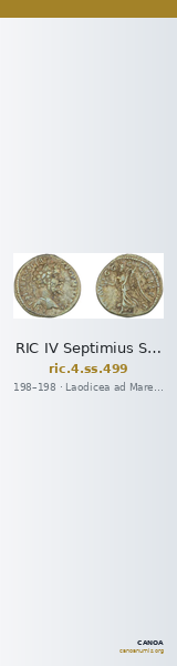 RIC IV Septimius Severus 499 — CANOA
