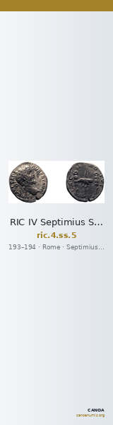 RIC IV Septimius Severus 5 — CANOA