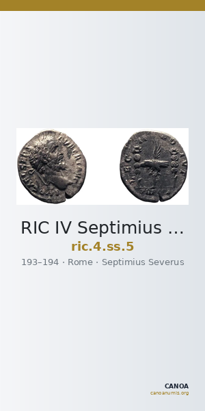 RIC IV Septimius Severus 5 — CANOA