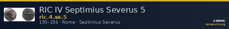 RIC IV Septimius Severus 5 — CANOA