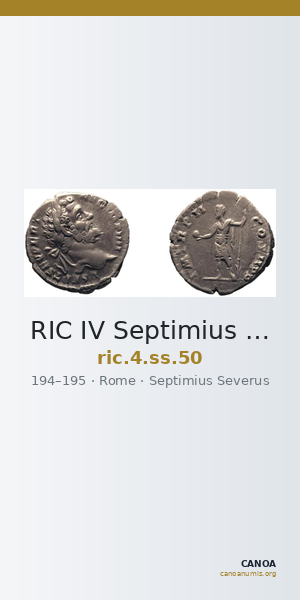 RIC IV Septimius Severus 50 — CANOA