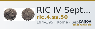 RIC IV Septimius Severus 50 — CANOA