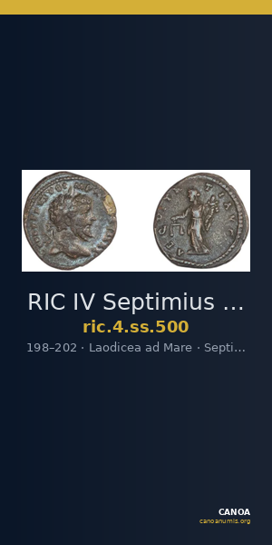 RIC IV Septimius Severus 500 — CANOA