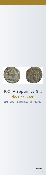 RIC IV Septimius Severus 502B — CANOA