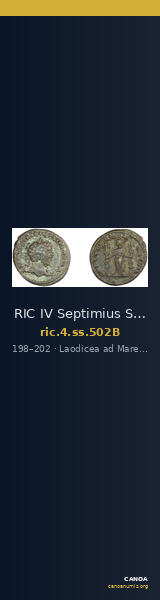 RIC IV Septimius Severus 502B — CANOA